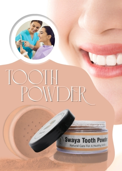 home about us a swaya tooth powder